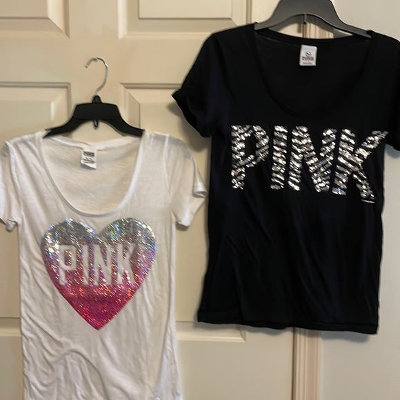Two Pink tee shirts - Picture 1 of 6